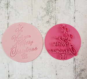 'We Wish You A Merry Christmas' Stamp & Cutter Set