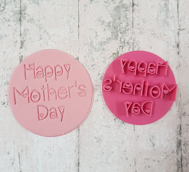 'Happy Mothers Day' with hearts stamp