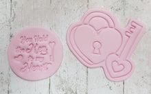 "You hold the key to my heart" stamp