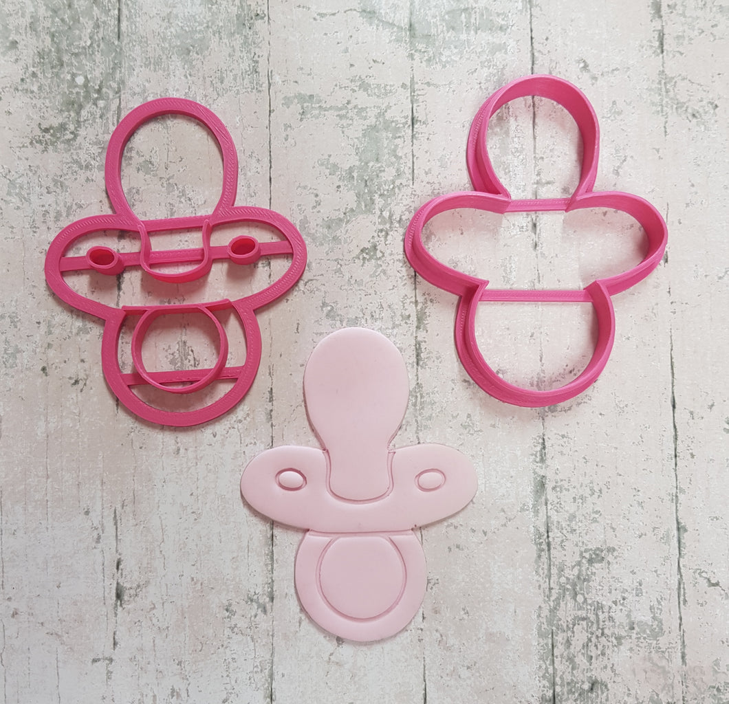 Baby Pacifier (Dummy) Cutter and Imprint Set