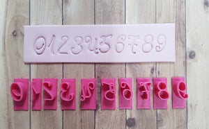 Numbers Set Font 1 Size 2
