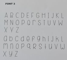 Embosser Alphabet Set