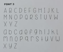 Individual Alphabet Tiles (Size 2 Font 3)