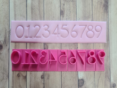 Numbers Set Font 2 Size 3