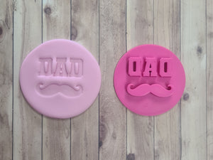 "Dad" Moustache Stamp