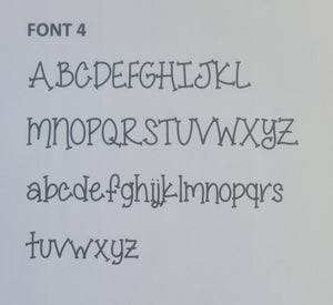 Individual Alphabet Tiles (Size 2 Font 4)