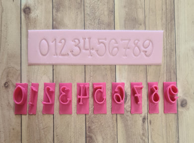 Numbers Set Font 4 Size 2