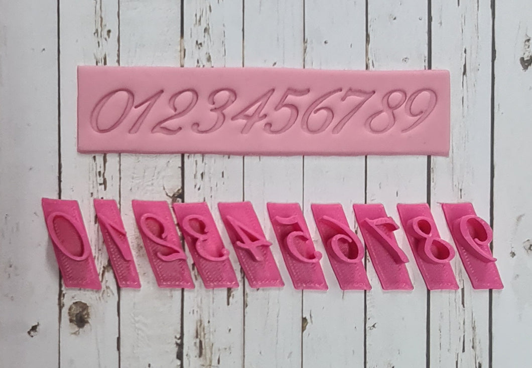 Numbers Set Font 6 Size 2
